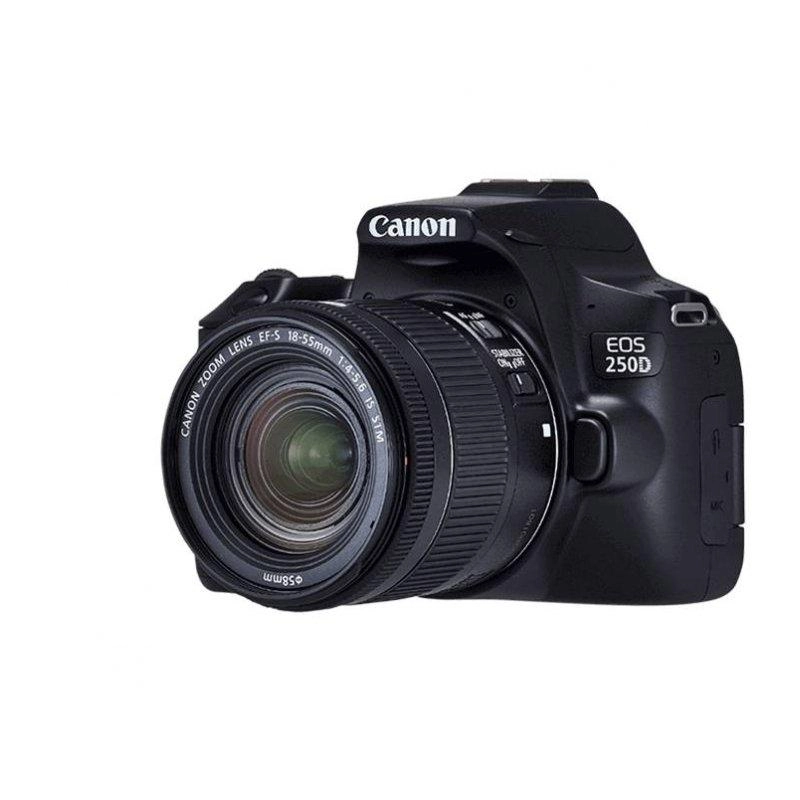 Фотоаппарат Canon EOS 250D Kit STM 18-55mm Wi-Fi Black O'zbekistonda