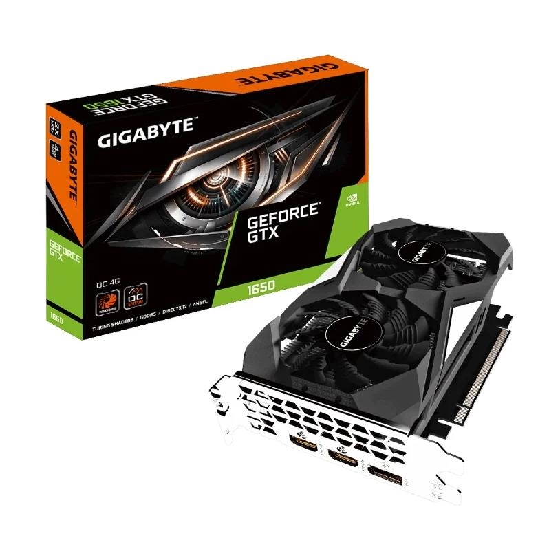 Видеокарта GIGABYTE GeForce GTX 1650 1710MHz PCI-E 3.0 4096MB 8002MHz