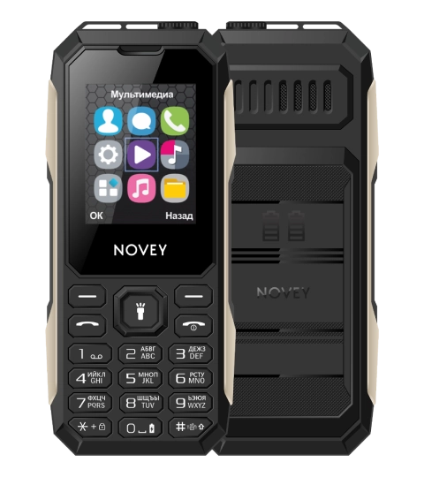 Телефон Novey T100 Tank Black-Gold купить