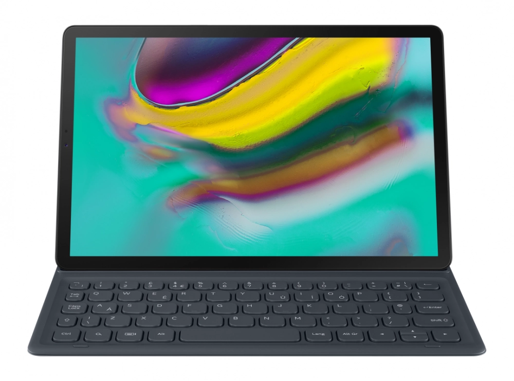 Чехол-клавиатура Keyboard Cover для Samsung Galaxy Tab S5e (русские и английские буквы) купить