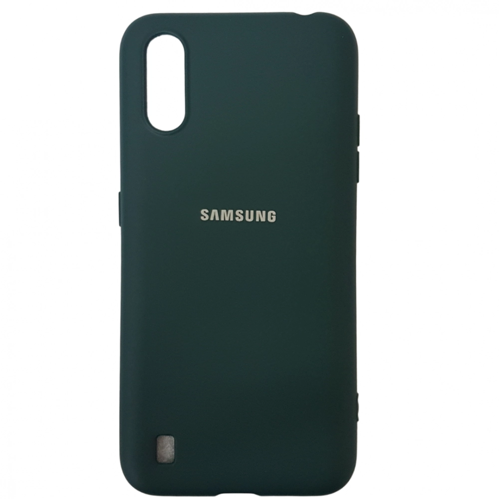Чехол для Samsung Galaxy A01, темно-зеленый купить