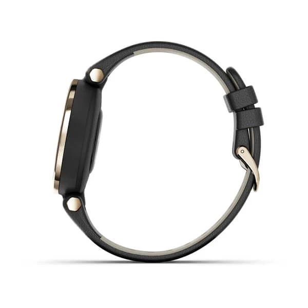 Смарт часы Garmin LILY (кремово-золотистый безель, черный корпус и итальянский кожаный ремешок) доставка