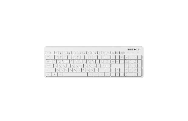 Клавиатура и мышь Combo Avtech Pro C302 White купить