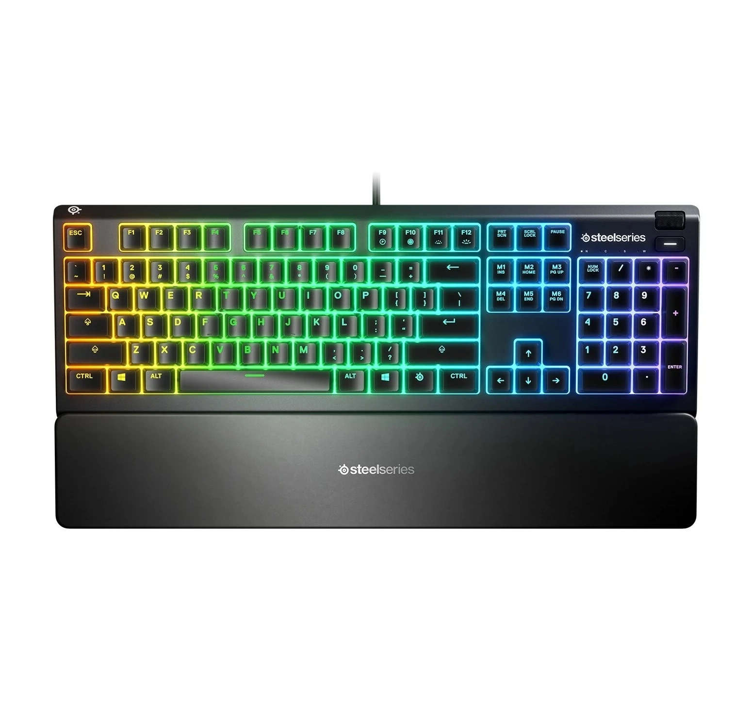 Клавиатура SteelSeries Apex 3 Gaming Keyboard Whisper Quiet Switches RU купить