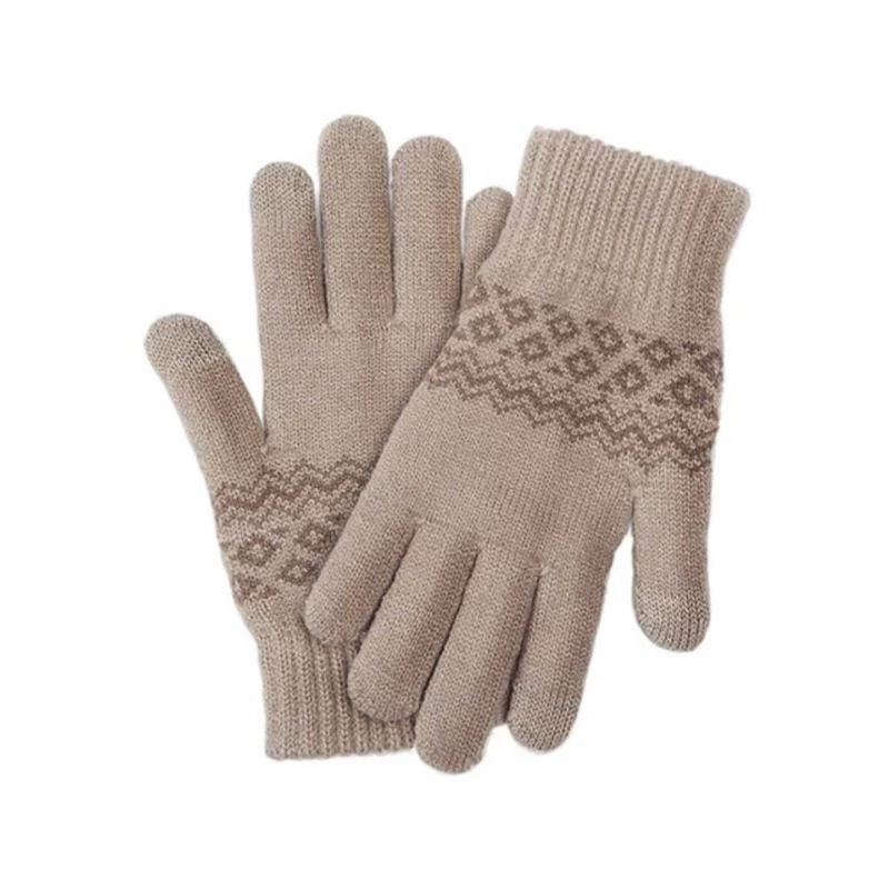 Перчатки для сенсорных экранов Xiaomi FO Touch Wool Gloves (Beige) купить