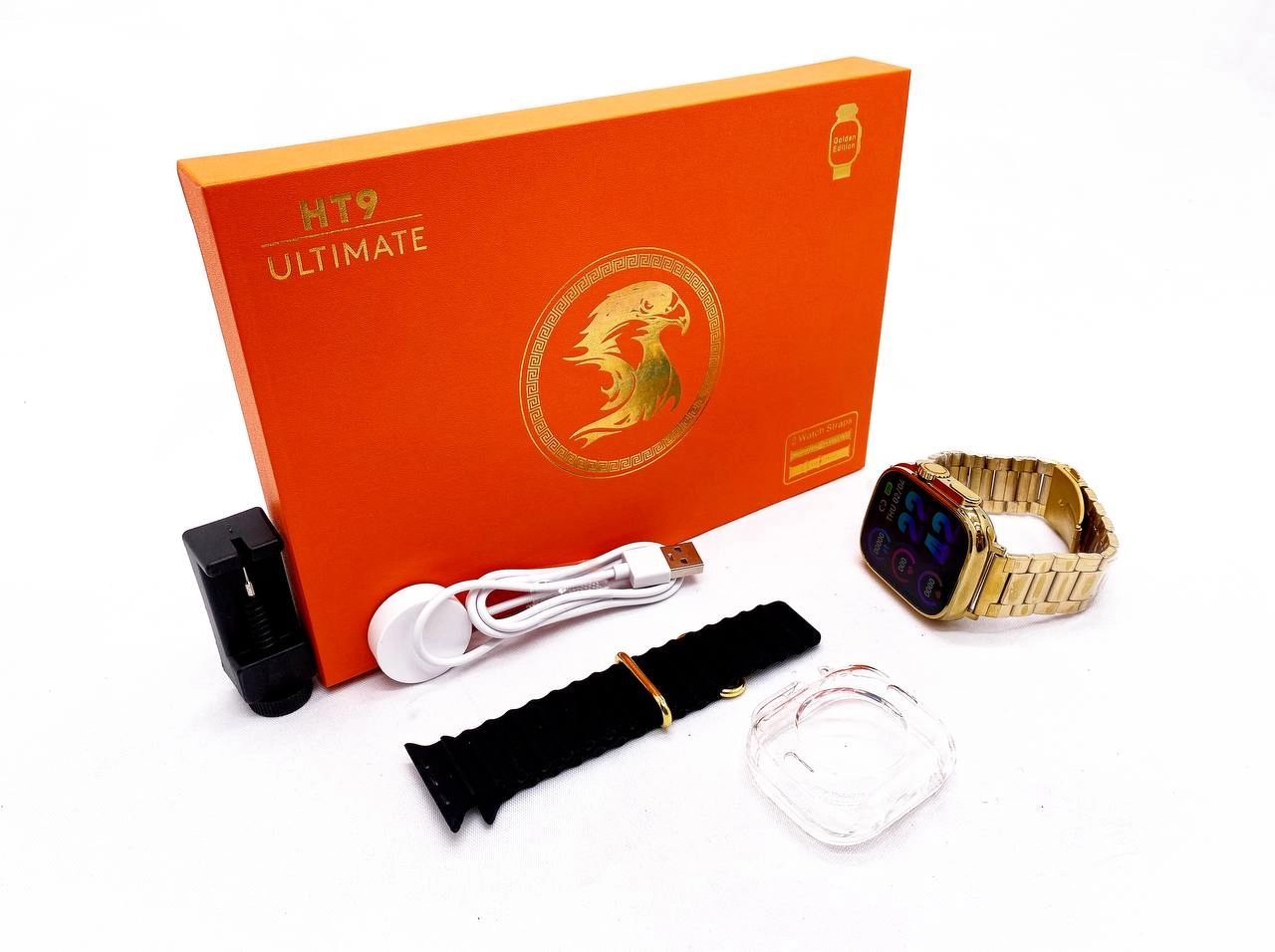Смарт часы HT9 Ultimate Золотистый недорого