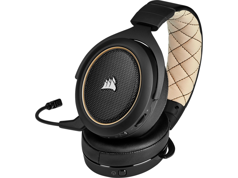 Pro hs. Corsair hs70 Pro. Наушники Corsair hs70. Corsair hs70 Pro Wireless Cream. Как поменять накладку оголовье Corsair hs50.