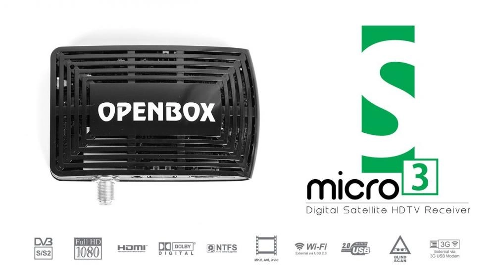 Спутниковый ресивер Openbox S3 micro HD недорого