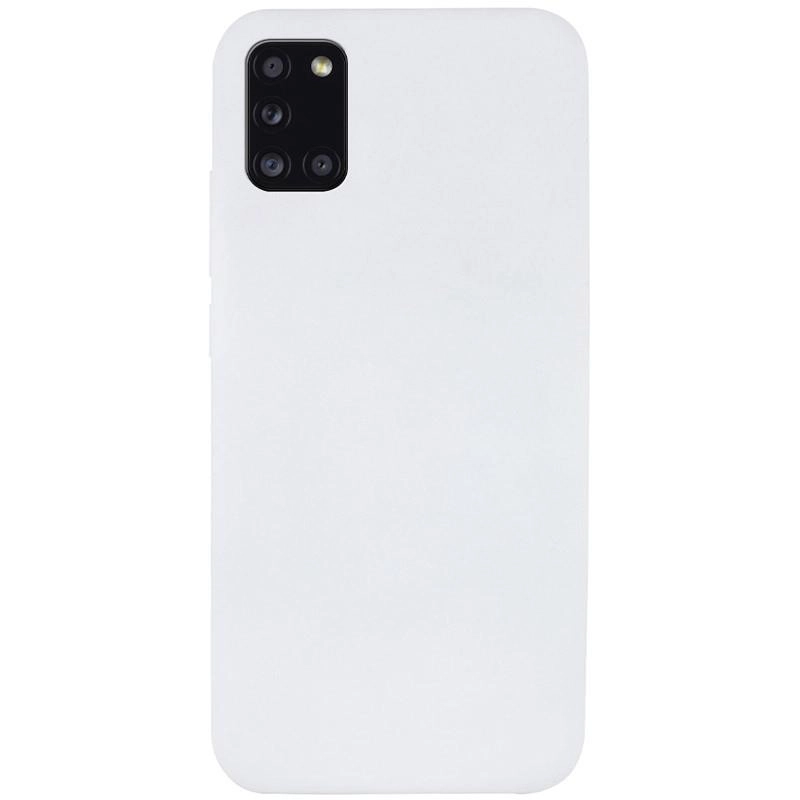 Чехол Silicone cover для Samsung Galaxy A31, белый купить