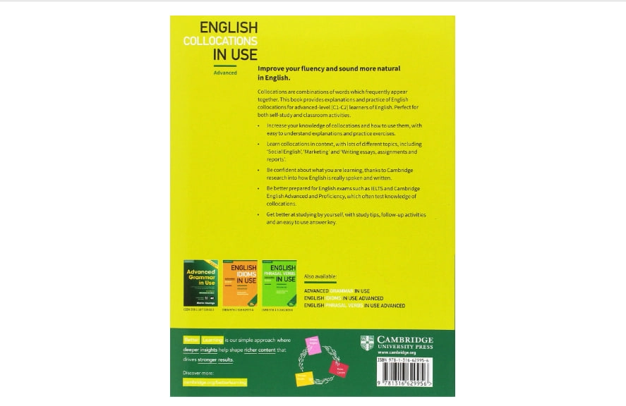 Felicity O'Dell , Michael McCarthy :English Collocations in Use Advanced Book with Answers недорого