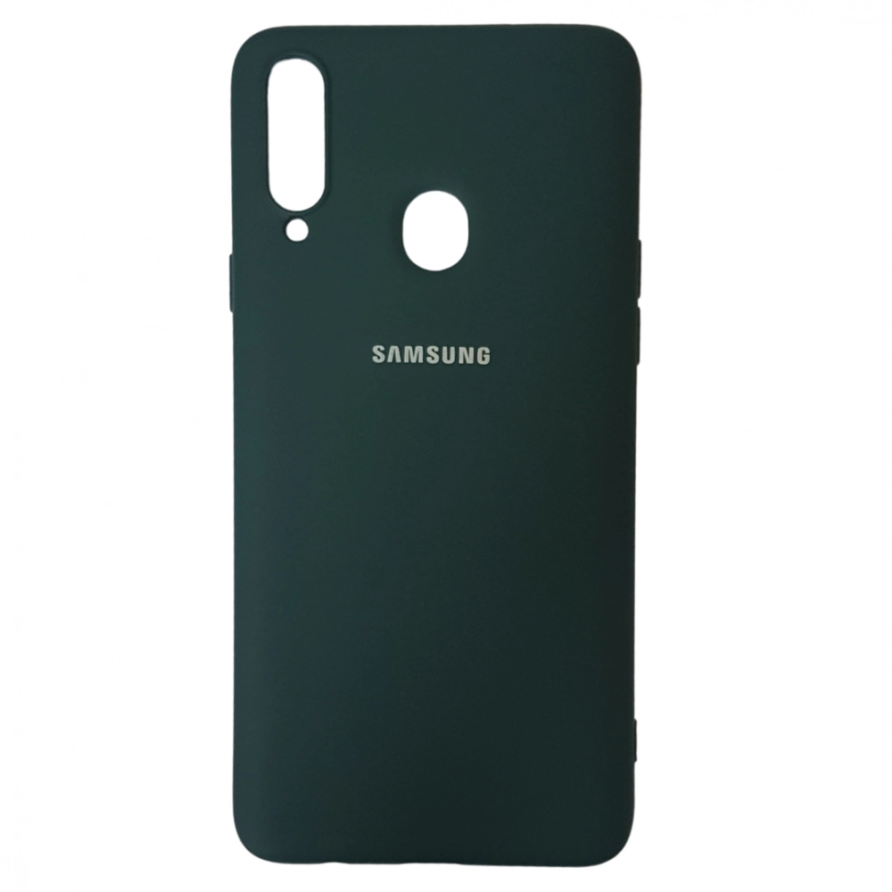 Чехол для Samsung Galaxy A20S, темно-зеленый