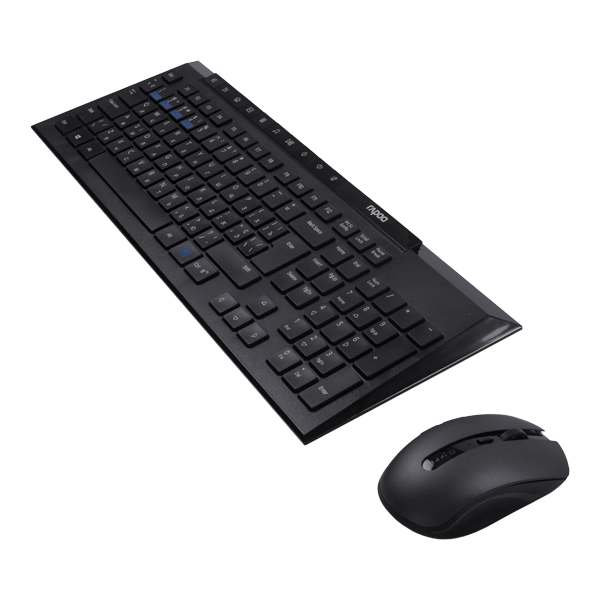 Клавиатура и мышь Rapoo 8200M Black Wireless