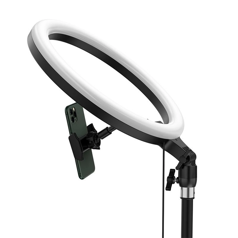 Кольцевая лампа с держателем для смартфона Baseus Live Stream Holder-table Stand (12-inch Light Ring) недорого