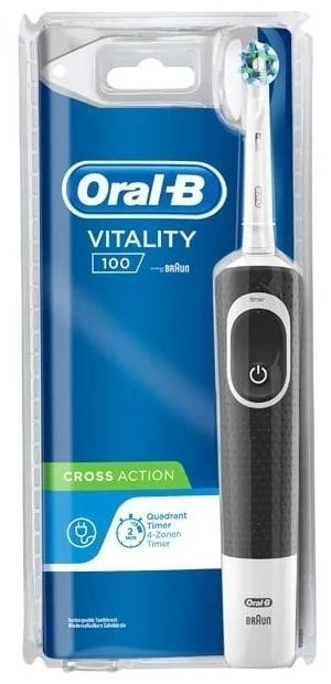 Электрическая зубная щетка Oral-B  100 3D (Blue, Black) доставка