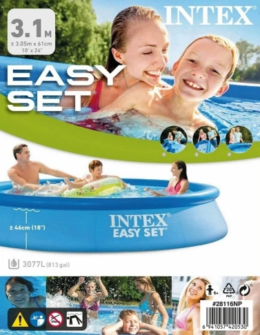 Бассейн Intex Easy Set 28116 онлайн