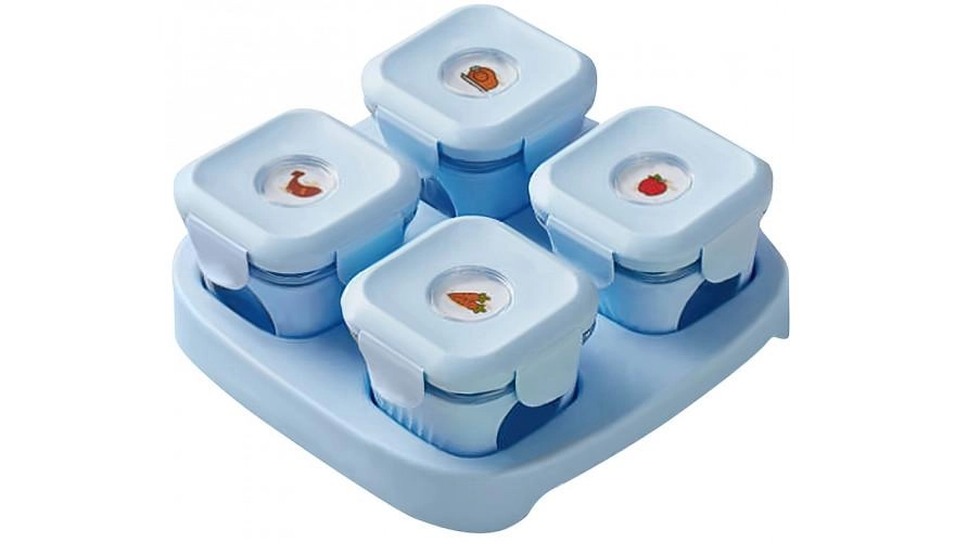 Xiaomi Kalar Food Box (4 dona) Blue bolalar konteyneri sotib olish
