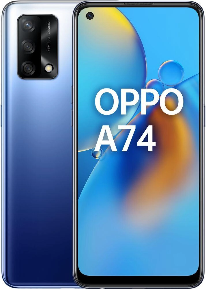 Смартфон OPPO A74 4/128GB Blue купить
