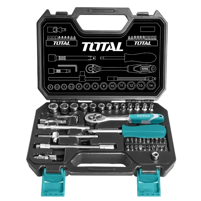 Набор инструментов Total THT141451 (45 предметов)