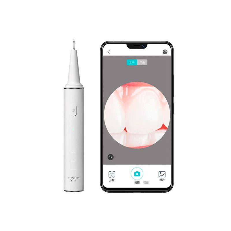 Скалер для удаления зубного камня Xiaomi Sunuo T11 Pro Smart Visual Ultrasonic Dental Scale White купить