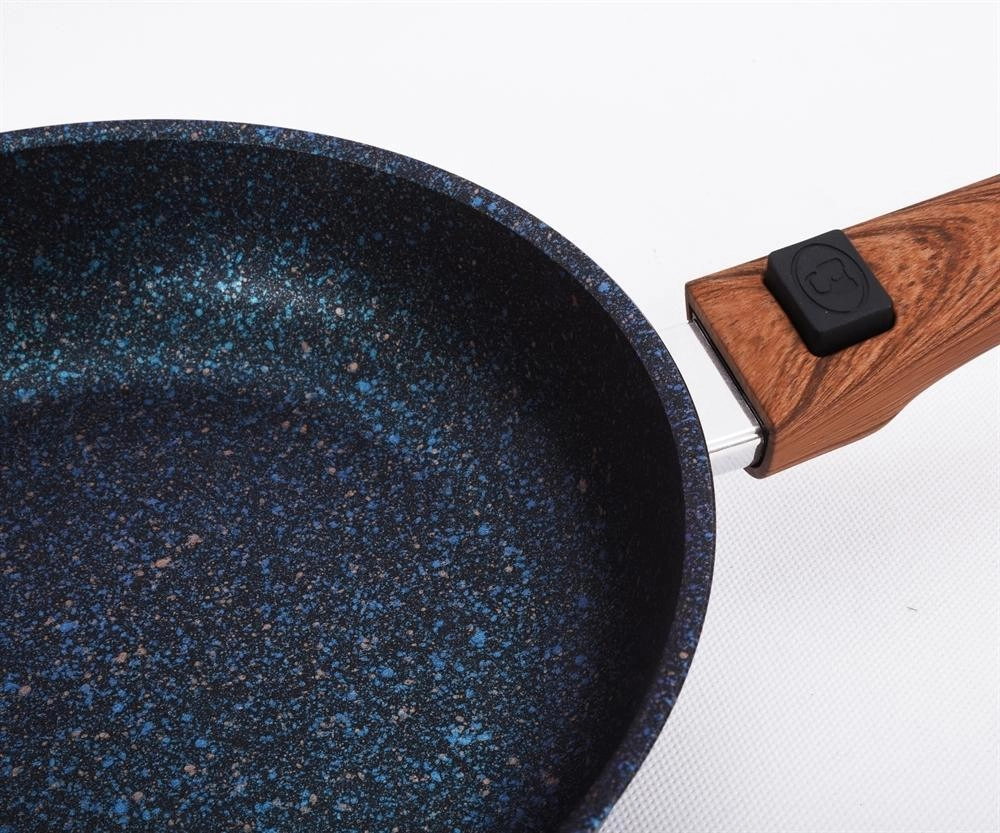 Сковорода со съёмной ручкой Kukmara 220мм линия Granit ultra (Original, Blue) цена