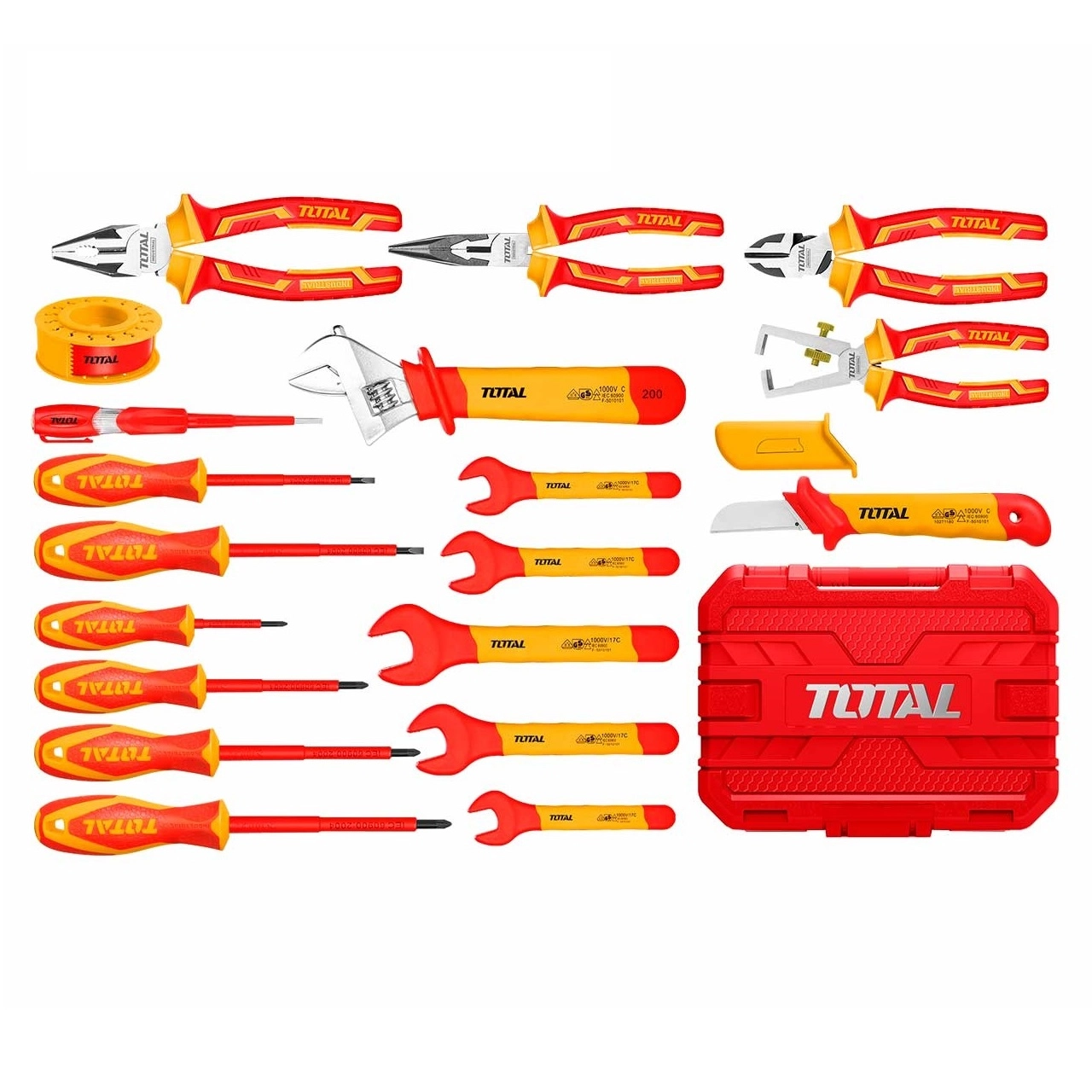Набор диэлектрических инструментов TOTAL THKITH1901 (19 предметов) купить