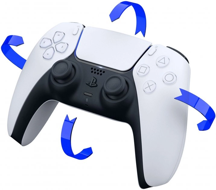 Беспроводной геймпад PlayStation 5 Dualsense (black/white)