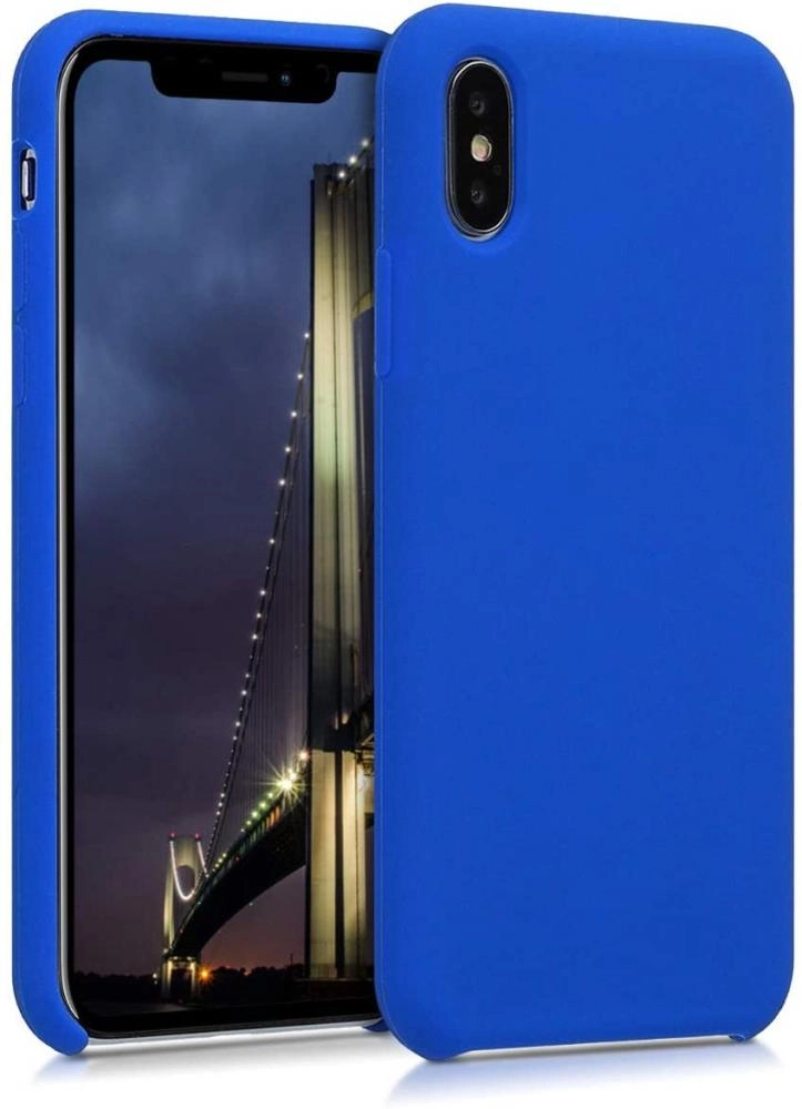 Чехол Silicone Case для iPhone X / XS, синий купить