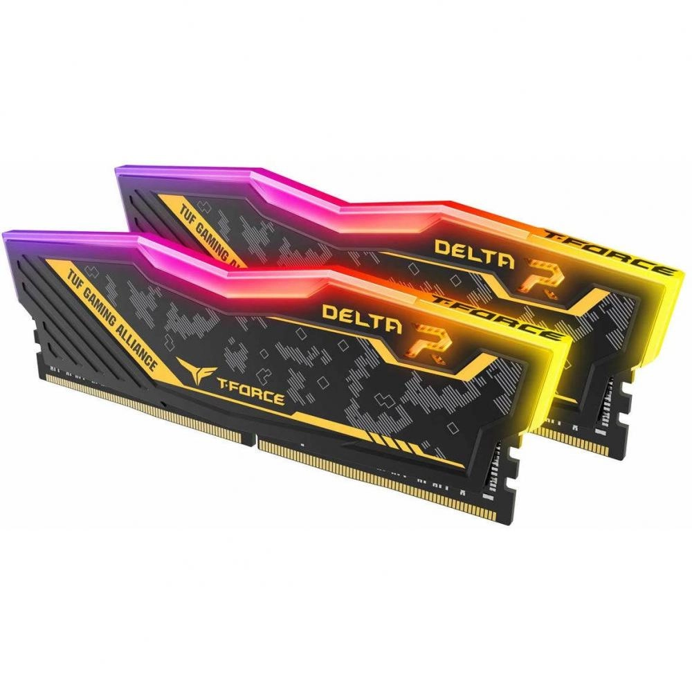 Память t force. Ddr4 t Force Delta RGB. TEAMGROUP T-Force Delta RGB ddr4 32gb (2x16gb) 3200mhz (Black/White). Оперативная память t Force. Team Group tf9d416g3200hc16fdc01.