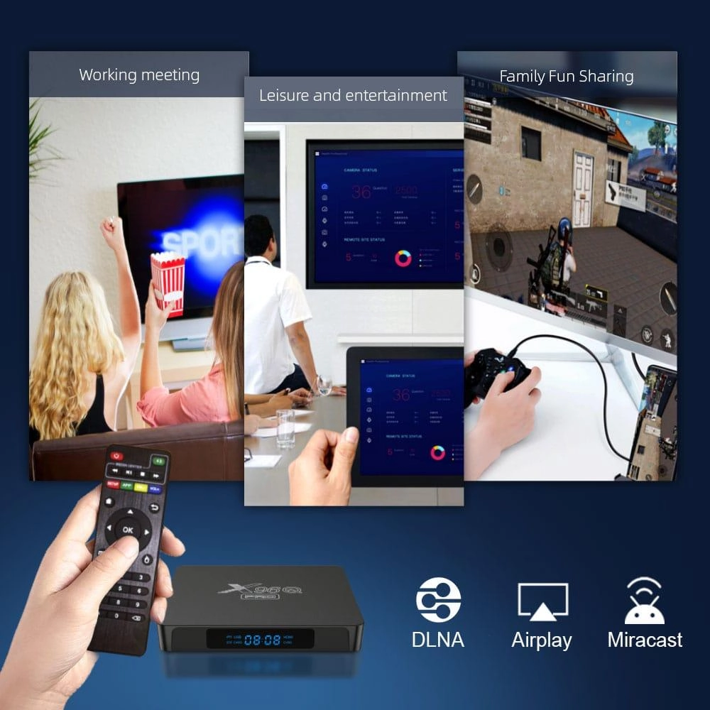 Смарт ТВ приставка X96Q Pro 2/16GB онлайн