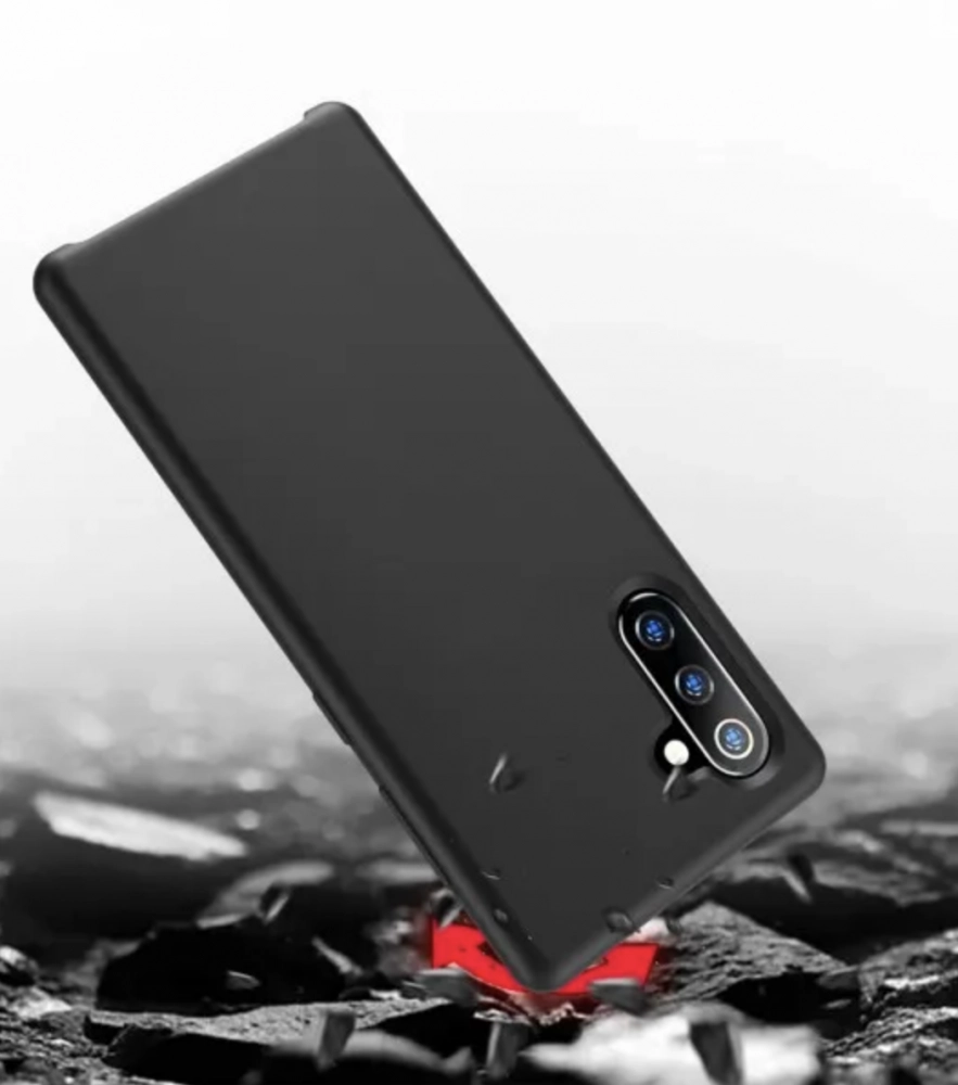Чехол Silicone cover для Samsung Galaxy Note 10, черный