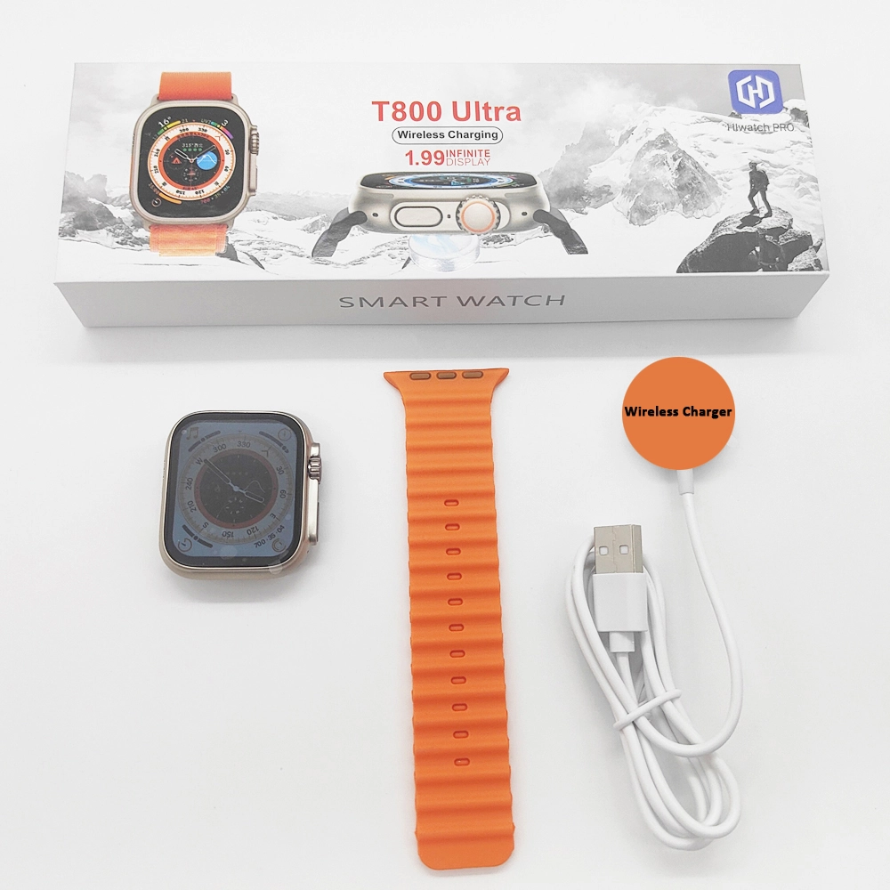 Смарт часы HIwatch Pro T800 Ultra Orange недорого