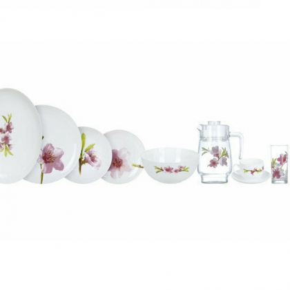 Столовый сервиз Water color 46 предметов, 6 персон от Luminarc