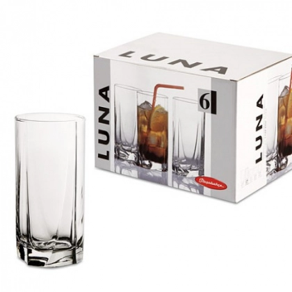 Pasabahce Luna 42358 (390ml, 6ta) stakanlar to‘plami