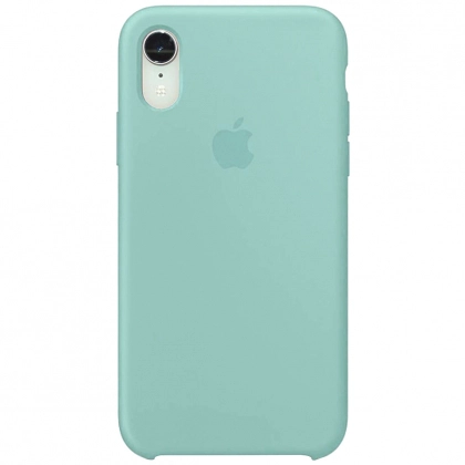 iPhone XR uchun Silicone Case g‘ilofi (moviy)