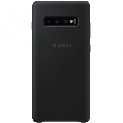 Чехол Silicone cover для Samsung Galaxy S10, черный