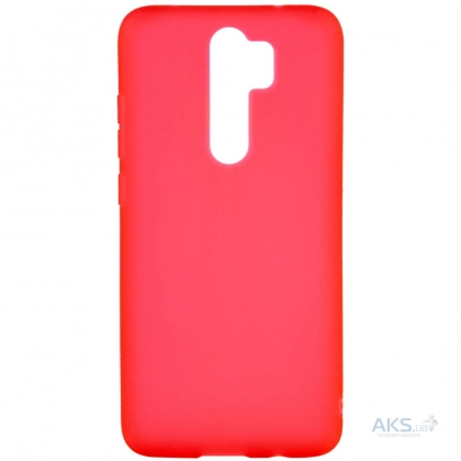 Чехол Silicone cover для Xiaomi Redmi Note 8 Pro, красный