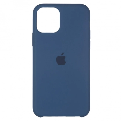 Чехол Silicone case для iPhone 11 Pro, синий матовый