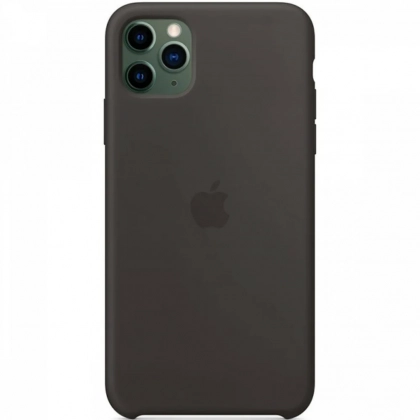 Чехол Silicone Case для iPhone 11 Pro Max, черный 