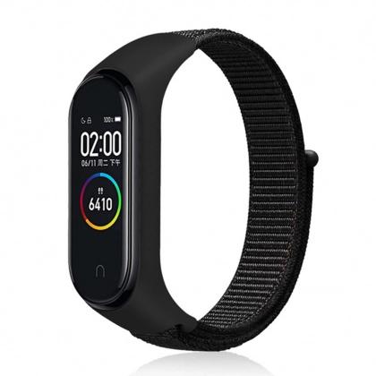 Xiaomi Mi Band 5 / Mi Band 4 / Mi Band 3 uchun tasmacha (neylon, qoramtir)