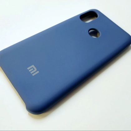 Xiaomi Redmi 6 Pro/ Mi A2 Lite uchun Silicone cover g‘ilofi, to‘q ko‘k