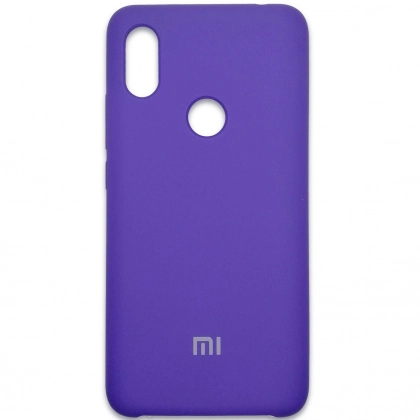 Xiaomi Redmi 6 Pro/ Mi A2 Lite uchun Silicone cover g‘ilofi, olxo‘ri rangli