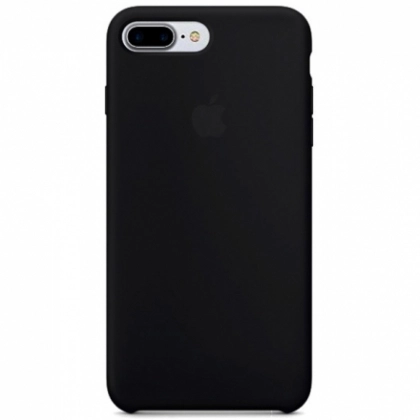 iPhone 7/8 Plus uchun Silicone Case g‘ilofi, qora