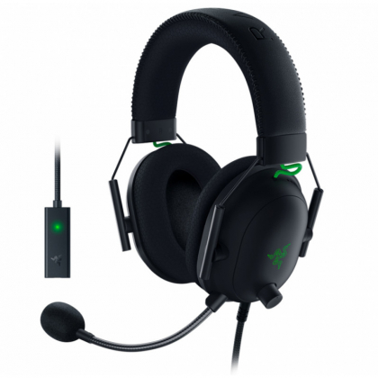 Компьютерные наушники Razer Blackshark V2 Black + USB Sound Card