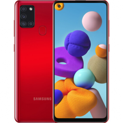 Смартфон Samsung Galaxy A21s 3/32GB Red, Black