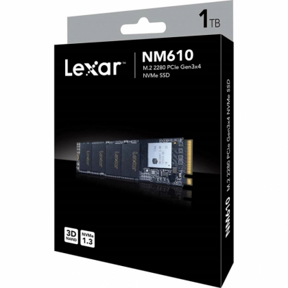 SSD disk Lexar NM610 1TB M.2 2280 NVMe PCIe3x4 SM2263XT 3D TLC (LNM610-1TRB)