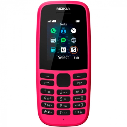 Телефон Nokia 105 Single Sim Pink