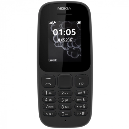 Телефон Nokia 105 Dual Sim Black