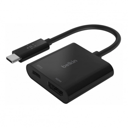 Belkin USB-C Adapter (AVC002BTBK) HDMI + Charge (Black) adapteri