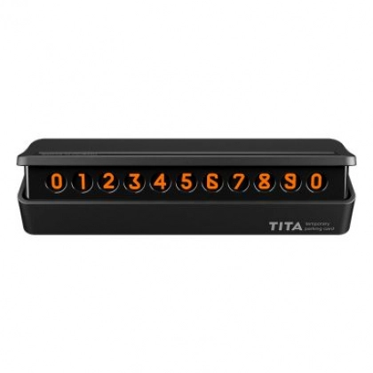 Наборная автовизитка Xiaomi TITA Temporary Parking Card (Black)
