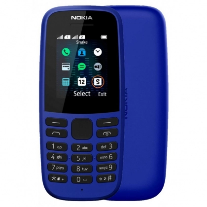 Nokia 105 Dual Sim Blue telefoni